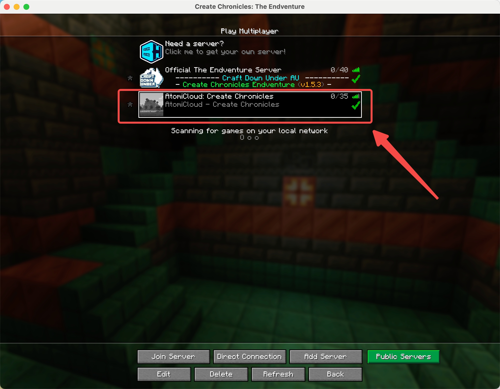 Double click to join